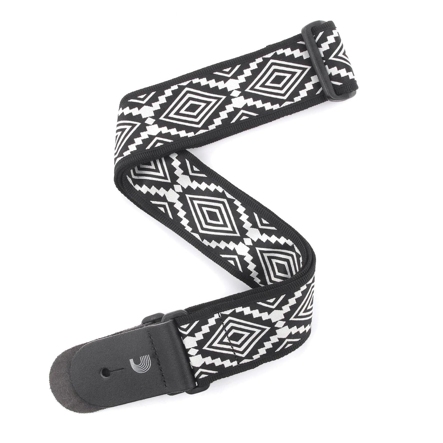 2 Inch Guitar Strap, Guatemalan - Black, by D'Addario