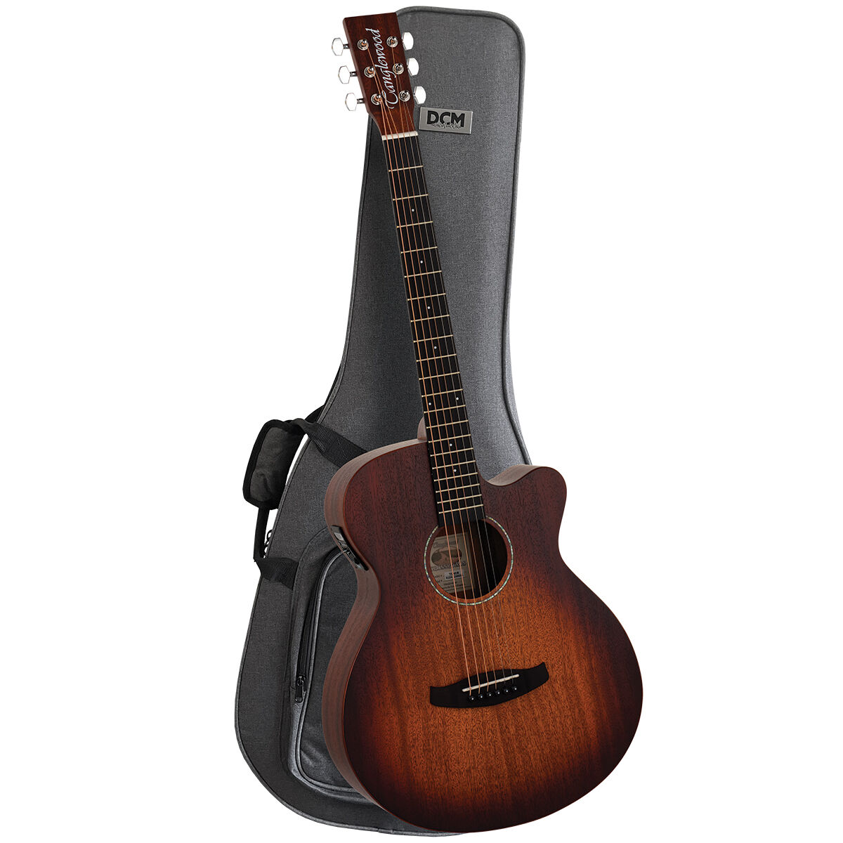Tanglewood Crossroads Super Folk Cutaway Acoustic Electric Guitar Pack with DCM Case