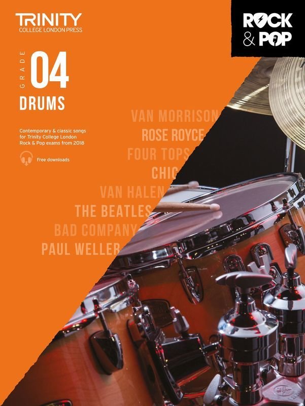 Trinity Rock & Pop Drums Grade 4 (2018) — Drums (Trinity College London)