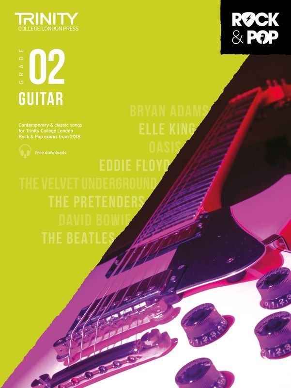 Trinity Rock & Pop Guitar Grade 2 (2018) — Guitar (Trinity College London)