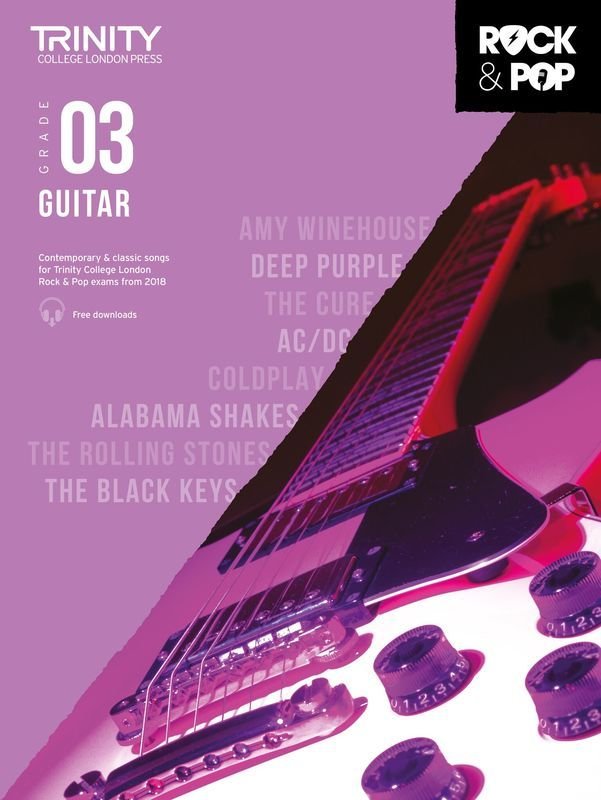 Trinity Rock & Pop Guitar Gr 3 2018 (Trinity College London)