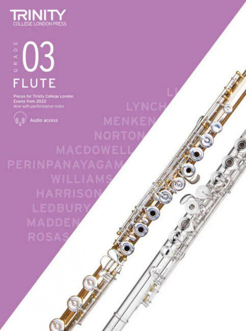 Trinity Flute Exam Pieces 2023 Grade 3 Sc/Pt