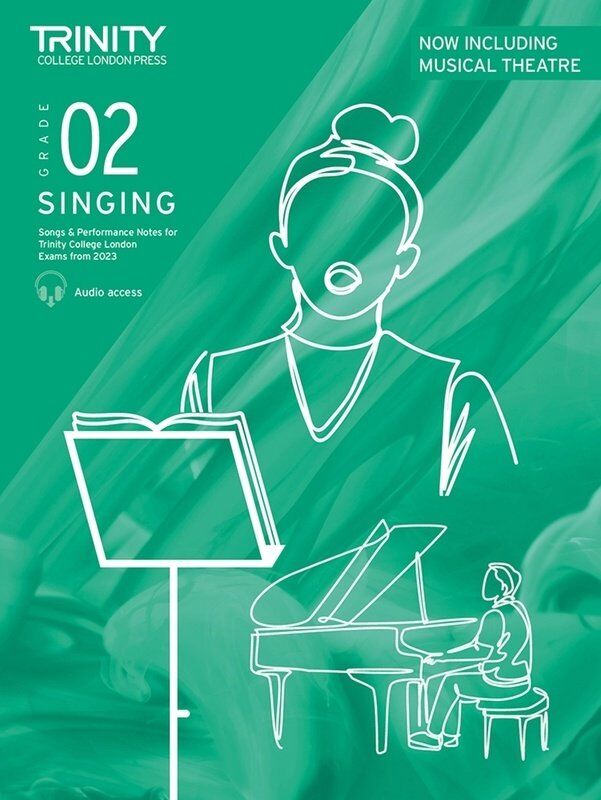 Trinity Singing Exam Pieces 2023 Grade 2 Book with Accompanied Songs and Audio