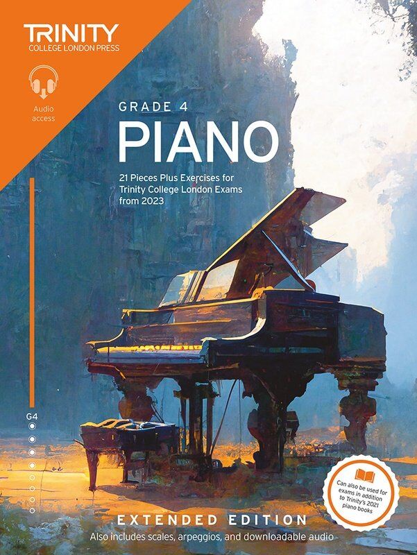 Trinity Piano Exam Pieces & Exercises 2023 Grade 4 Extended Edition