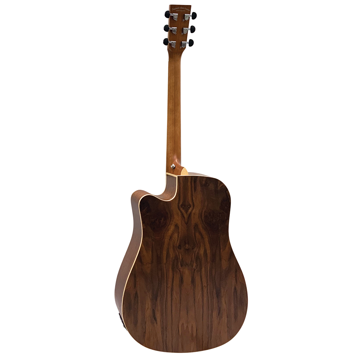 Tanglewood TDBTDCEHR Discovery Exotic Dreadnought Cutaway Electric Guitar Hawaiian Rainwood — view 2