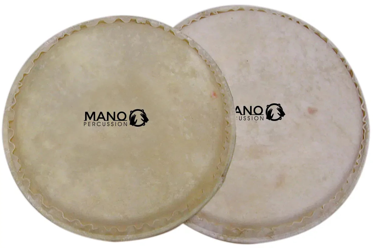 Mano Percussion 9/10 Inch Mini Conga Head Set Natural Hide Pair