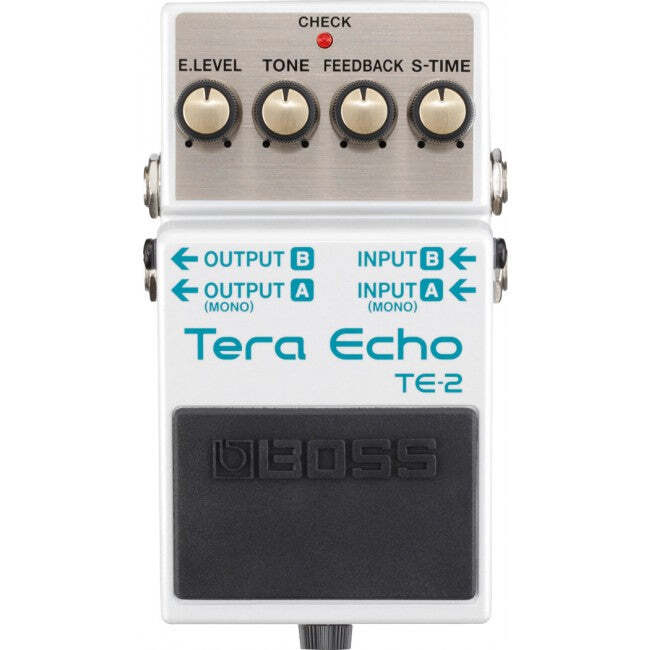 BOSS TE-2 Tera Echo Compact Pedal - Multi-Dimensional Processing for Dynamic Stereo Ambience — view 4