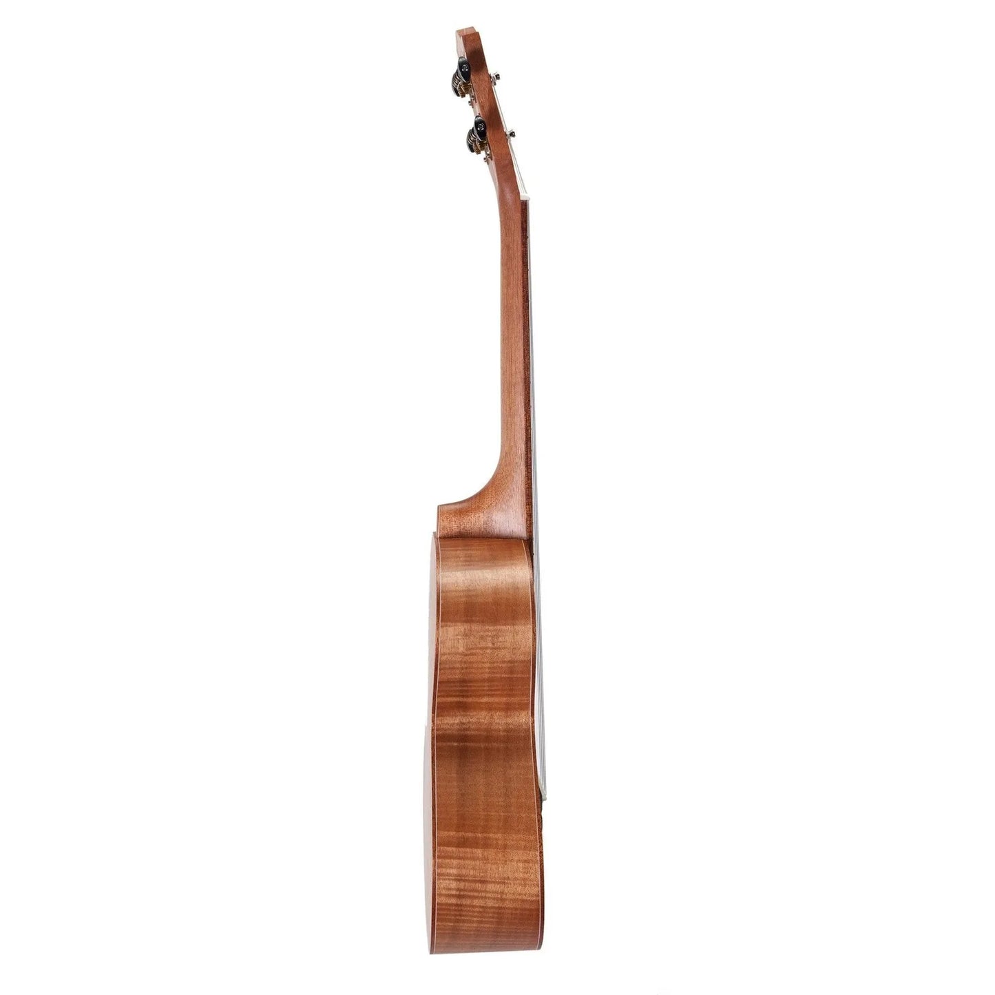 Tiki 2 Series Mahogany Flame Top Tenor Ukulele with Gig Bag Natural Satin TFMT-2-NST — view 5