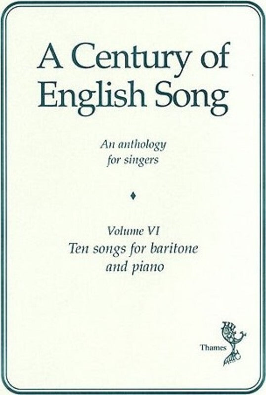 A Century Of English Song Vol 6 Baritone