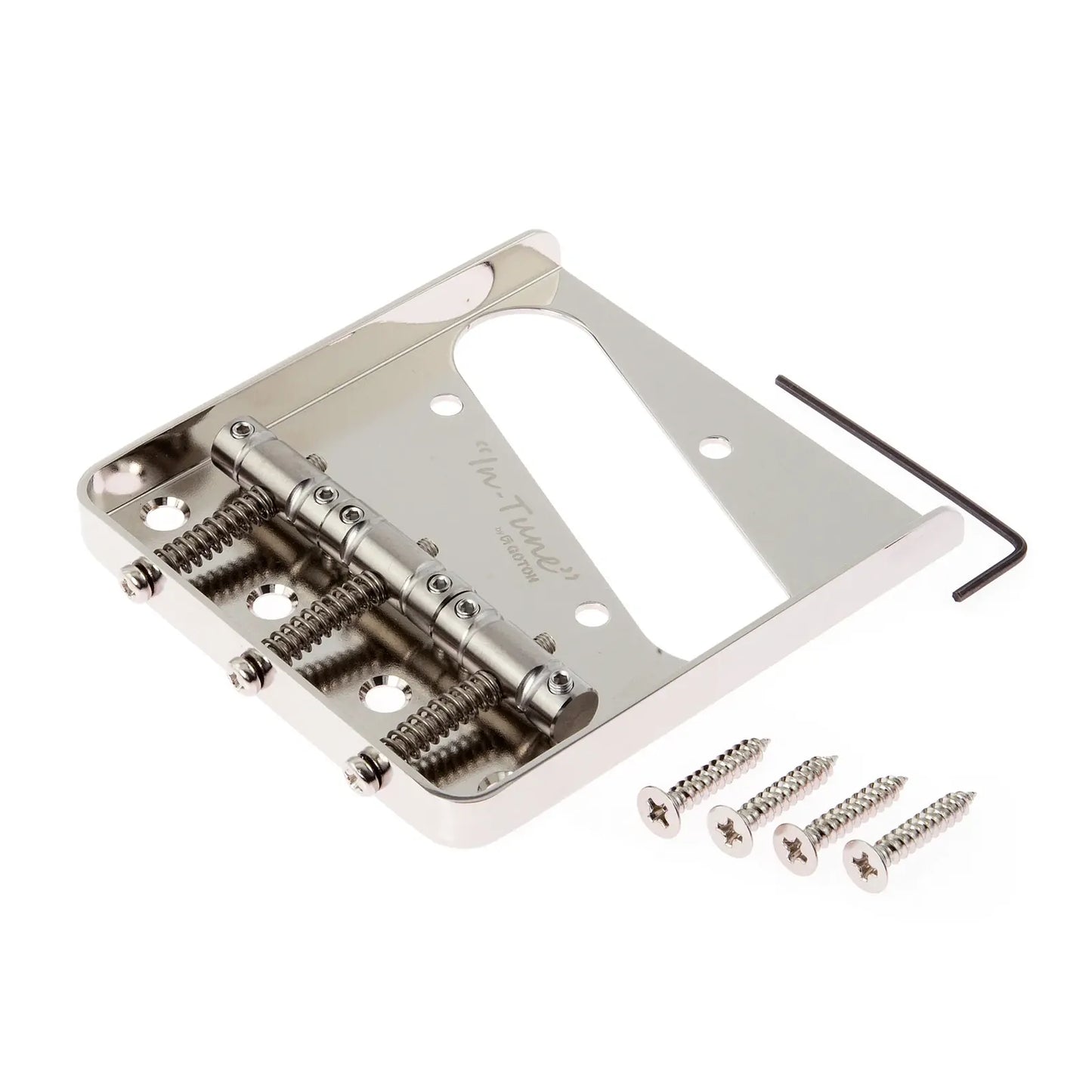 Gotoh TL8315T Tele Style Bridge Nickel with Titanium Saddle