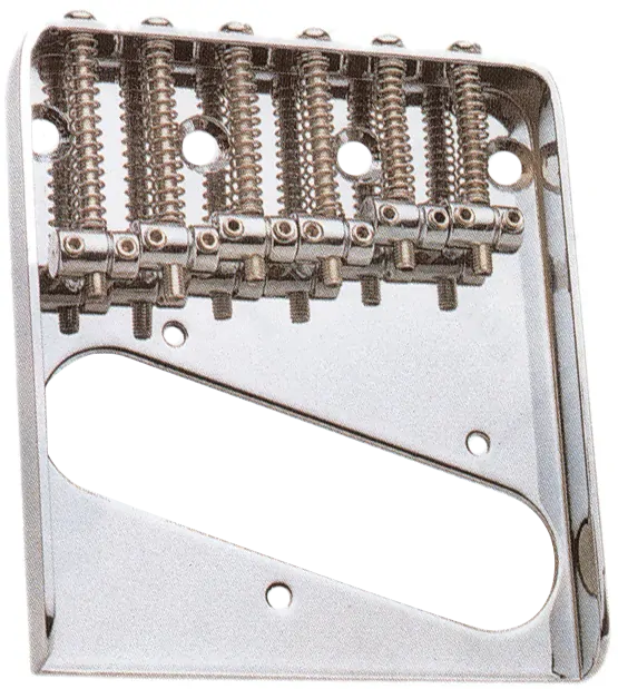 Eagle TLK842 Bridge with 6 Cast Barrel Saddles Chrome