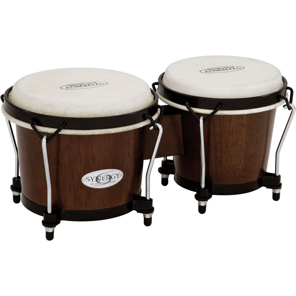 Toca Synergy Series 6 & 7" Wooden Bongos Tobacco Finish