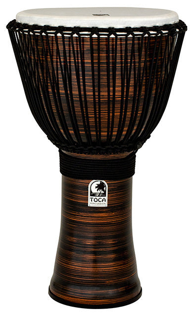 Toca Freestyle 2 Series 14" Djembe in Spun Copper with Bag