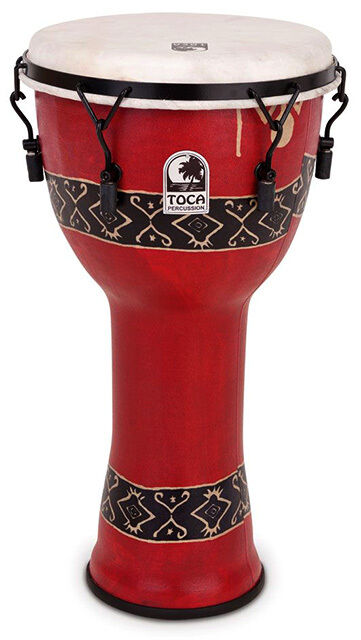 Toca Freestyle 2 Series 10" Mech Tuned Djembe - Bali Red