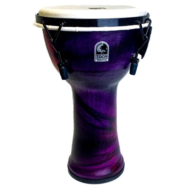 Toca Freestyle II 9" Mech Tuned Djembe in Woodstock Purple