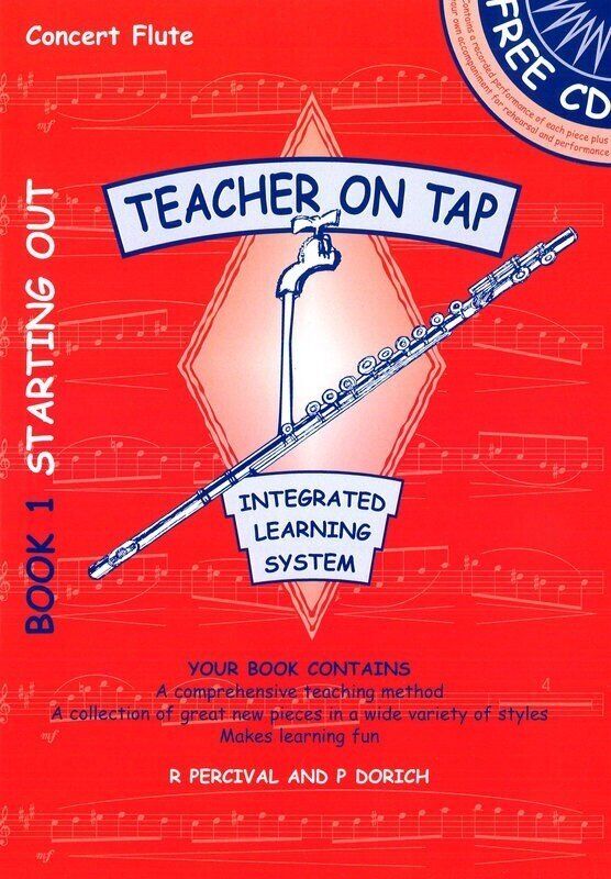 Teacher On Tap Concert Flute Book 1 with CD
