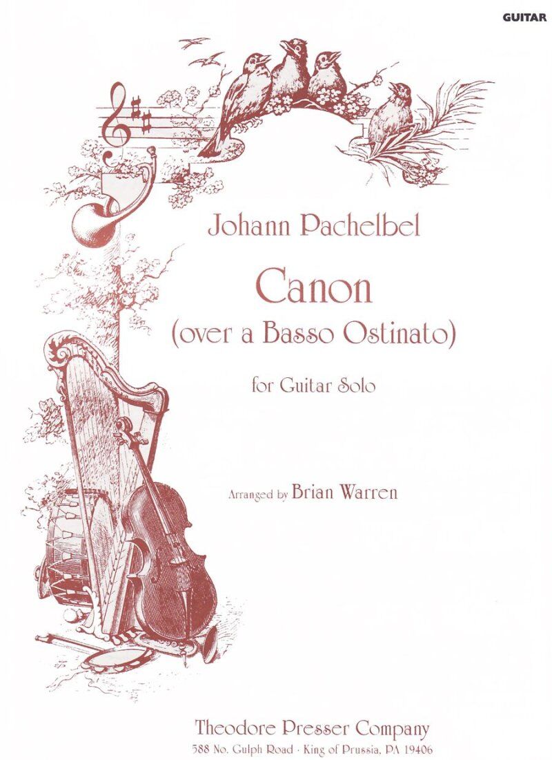 Pachelbel - Canon (Over A Basso Ostinato) for Guitar Solo by Brian Warren