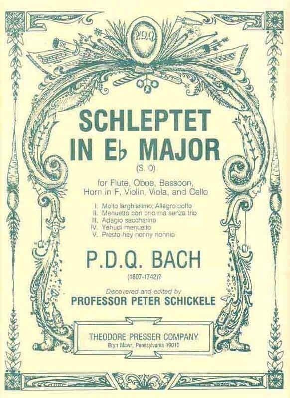 Pdq Bach - Schleptet E Flat Chamber Ensemble Score/Parts