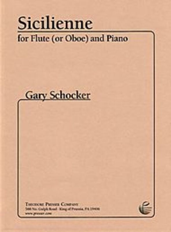 Schocker - Sicilienne Flute (Or Oboe)/Piano (Softcover Book)