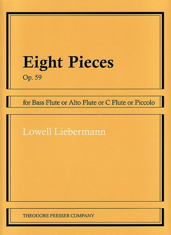 Liebermann - Eight Pieces Op 59 For Flute