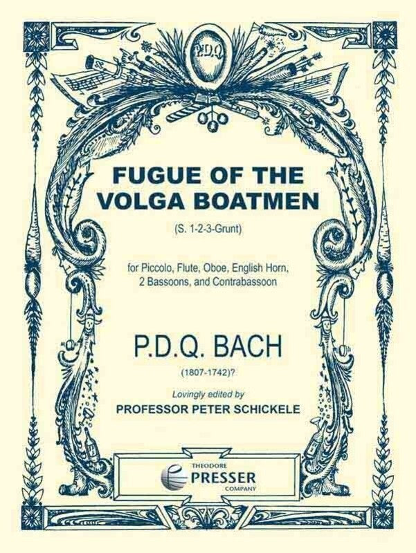 Pdq Bach - Fugue Of The Volga Boatmen Woodwind Ensemble (Music Score/Parts)