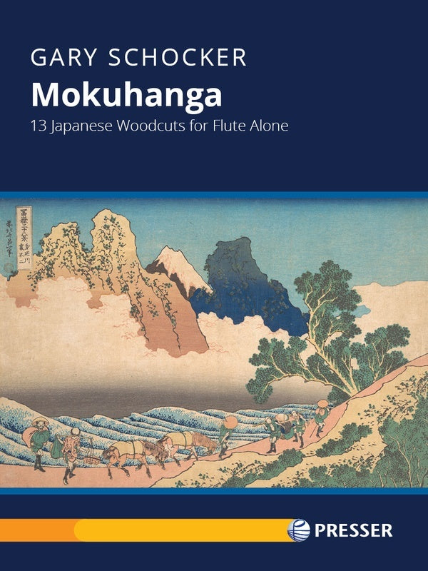 Schocker - Mokuhanga 13 Japanese Woodcuts For Flute Softcover Book (Flute)