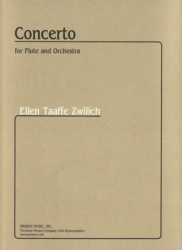 Zwilich - Concerto For Flute/Piano (Softcover Book)