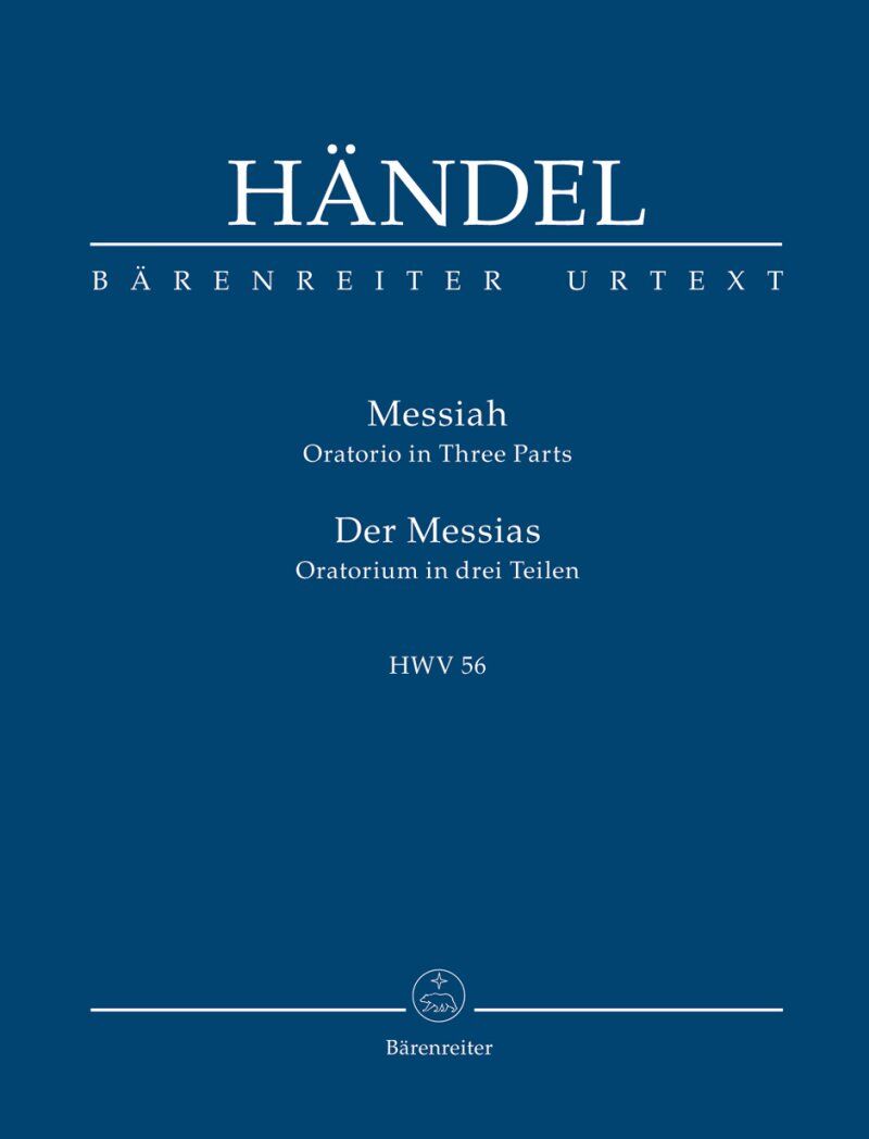 Handel - Messiah HWV 59 Study Score, Barenreiter, 306 Pages, Urtext Series