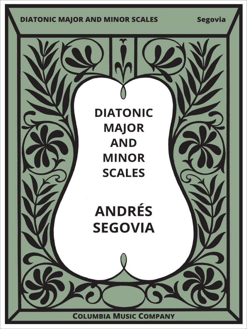 Segovia Diatonic Major and Minor Scales Guitar Instructional Book