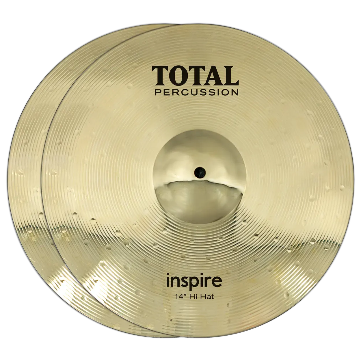 Total Percussion Inspire 14" Brass Hi-Hat Cymbals - Pair