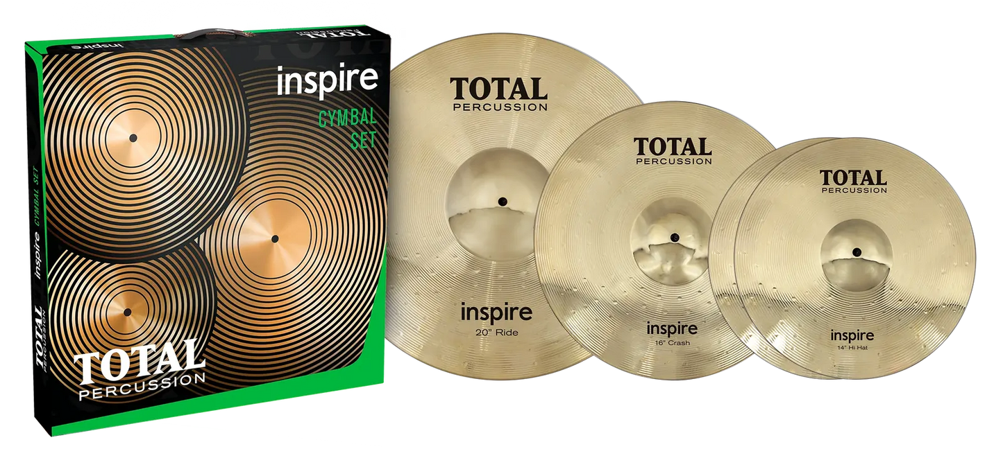 Total Percussion Inspire Cymbal Pack 14"/16"/20" - TPI50