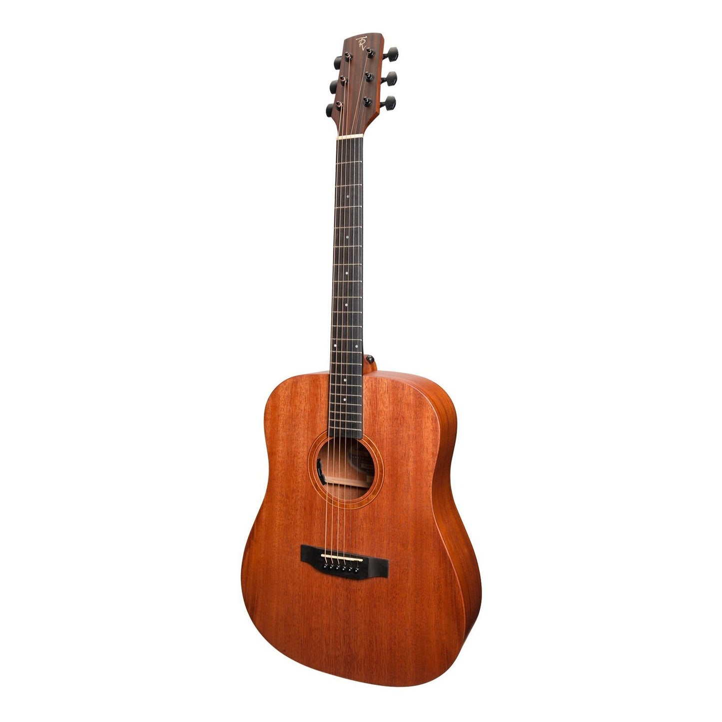 Timberidge 'Messenger Series' All Solid Mahogany Acoustic-Electric Dreadnought Guitar (Natural Satin)