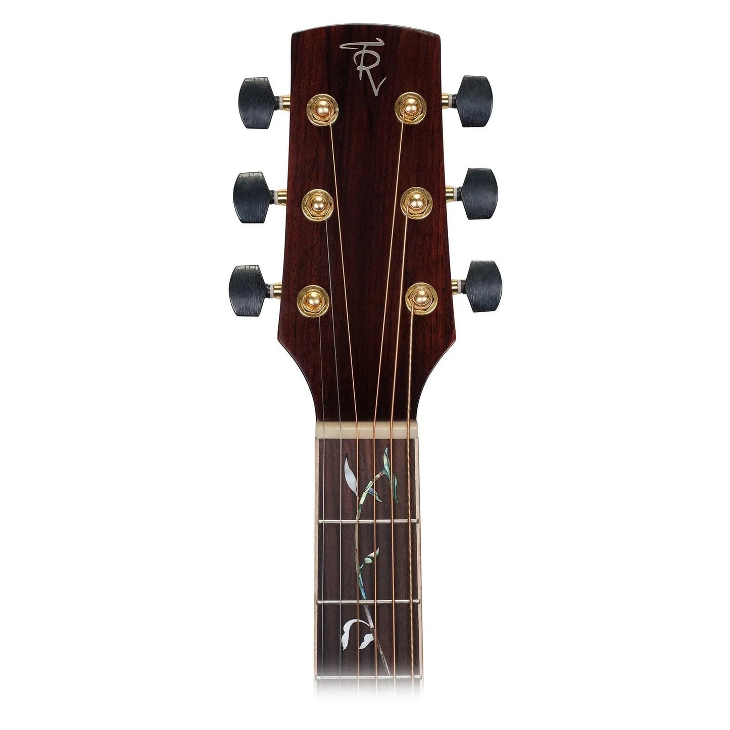 Timberidge 3 Series Left Handed Spruce Solid Top Acoustic-Electric Small-Body Cutaway Guitar with Tree of Life Inlay Natural Gloss — view 6