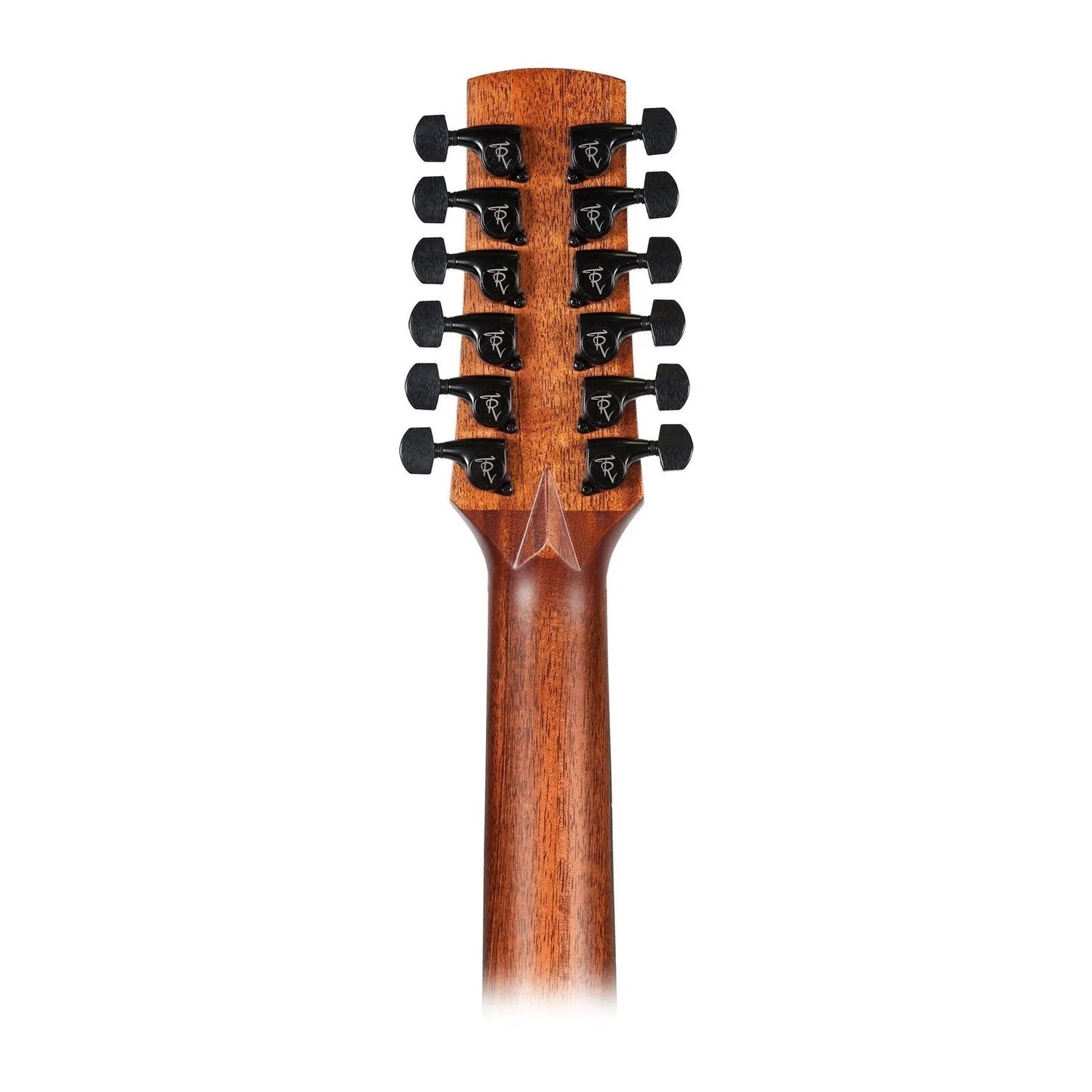 Timberidge Messenger Series 12-String Mahogany Solid Top Acoustic-Electric Guitar - Small Body Cutaway (Natural Satin) — view 6