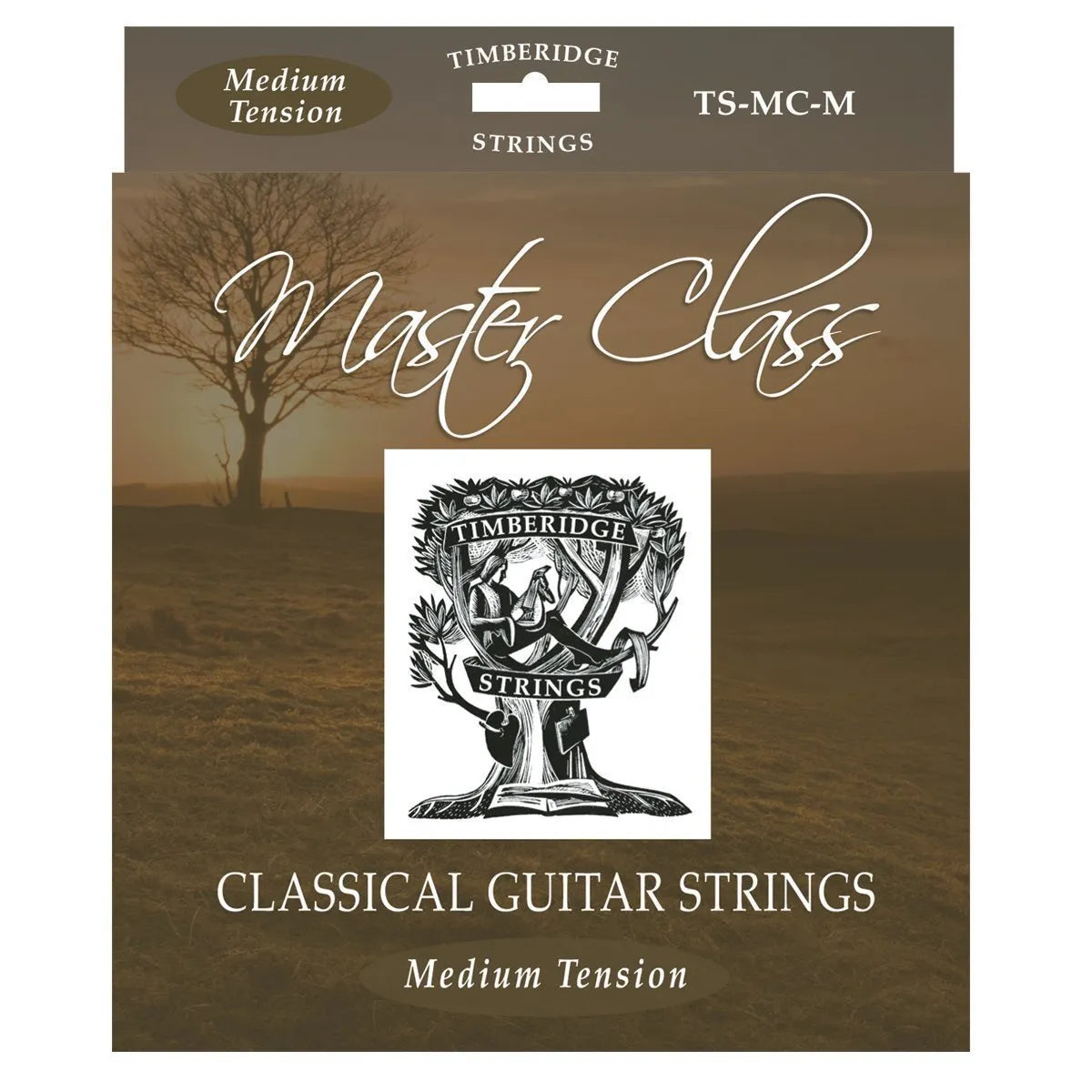Timberidge Premium TS-MC-M Classical Guitar Strings - Medium Tension, Nylon Trebles, Silver Plated Basses, 28-45 Gauge
