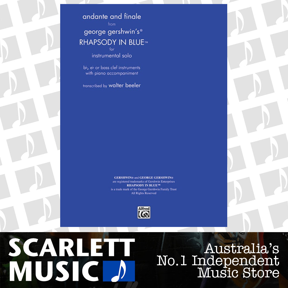Andante And Finale From Rhapsody In Blue Sax/Piano — view 2