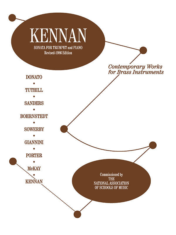 Sonata for Trumpet and Piano - Revised 1986 Edition by Kent Kennan, B-Flat Cornet Solo, Available in MakeMusic Cloud