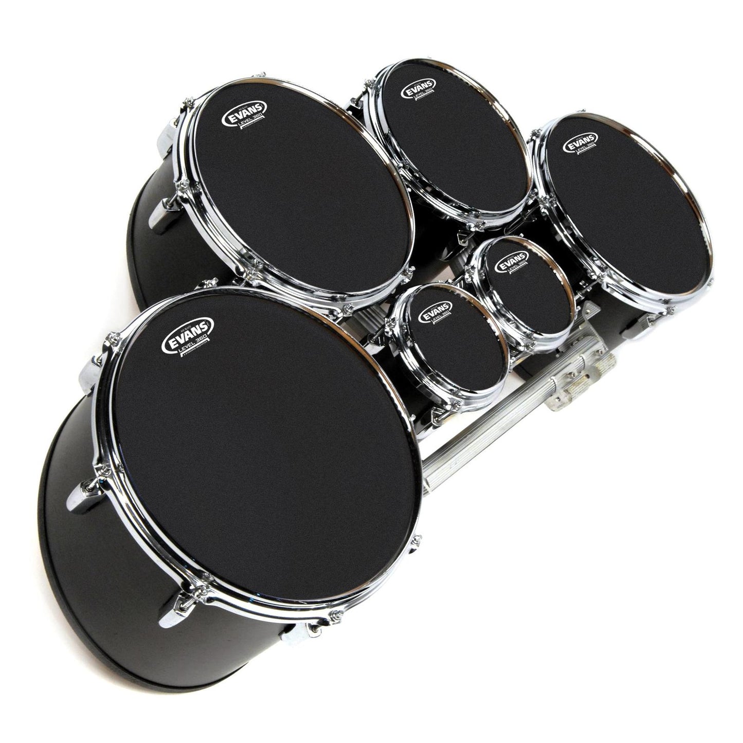 Evans MX Black Marching Tenor Drum Head, 6 Inch *SKIN ONLY*