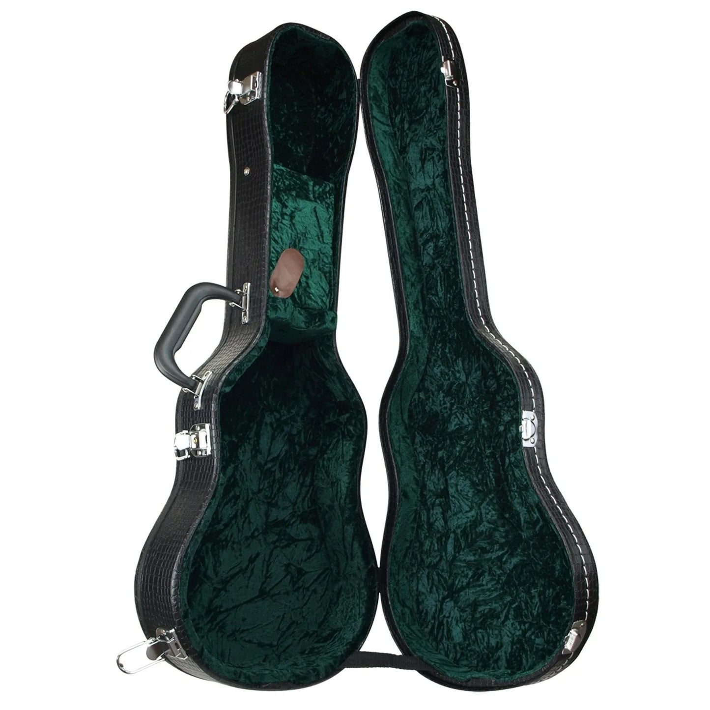 Tiki Deluxe Croc Soprano Ukulele Hard Case Black TUC-S-BLK — view 2