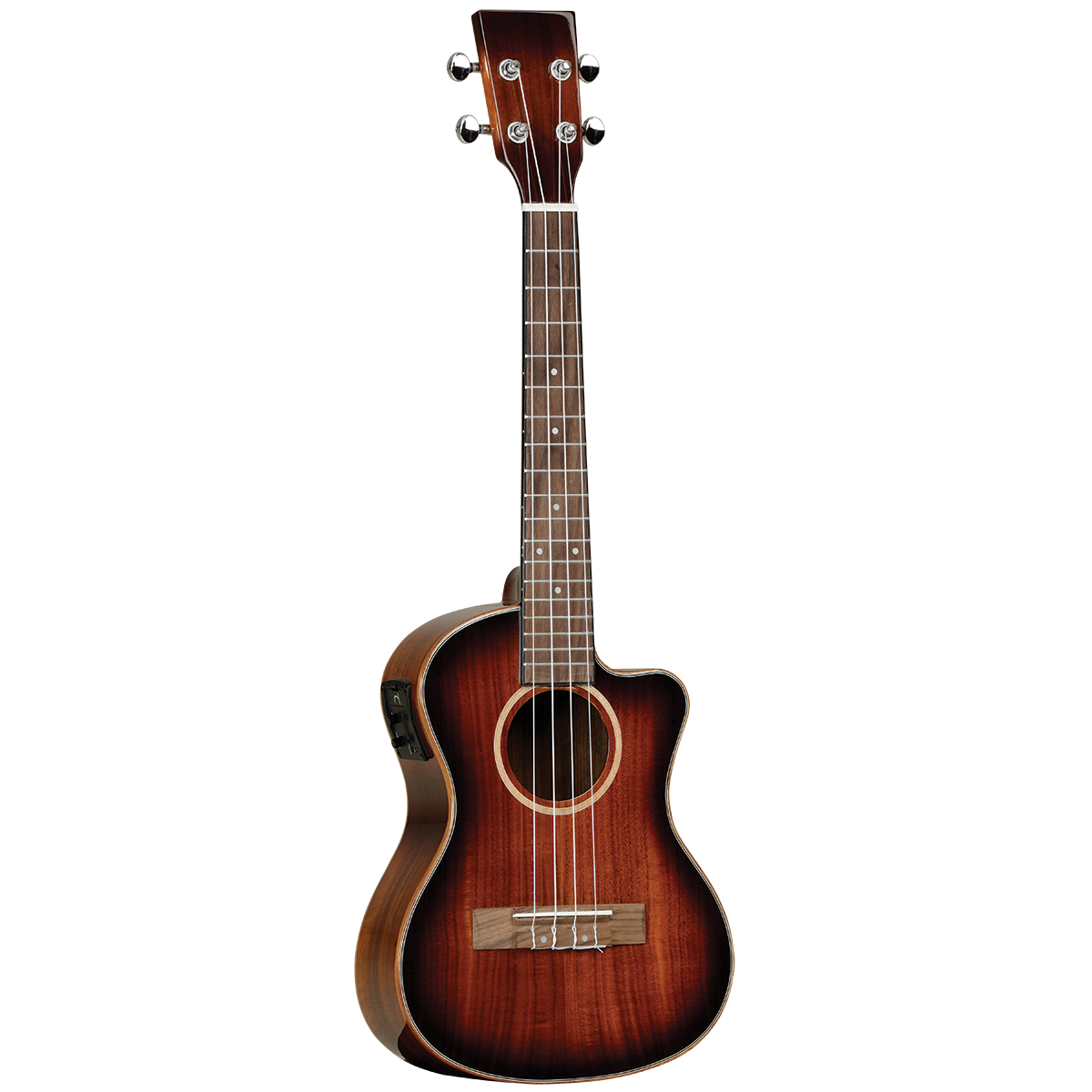 Tanglewood TUJ7CE Java Tenor Cutaway / Electric Koa Vintage Burst Ukulele