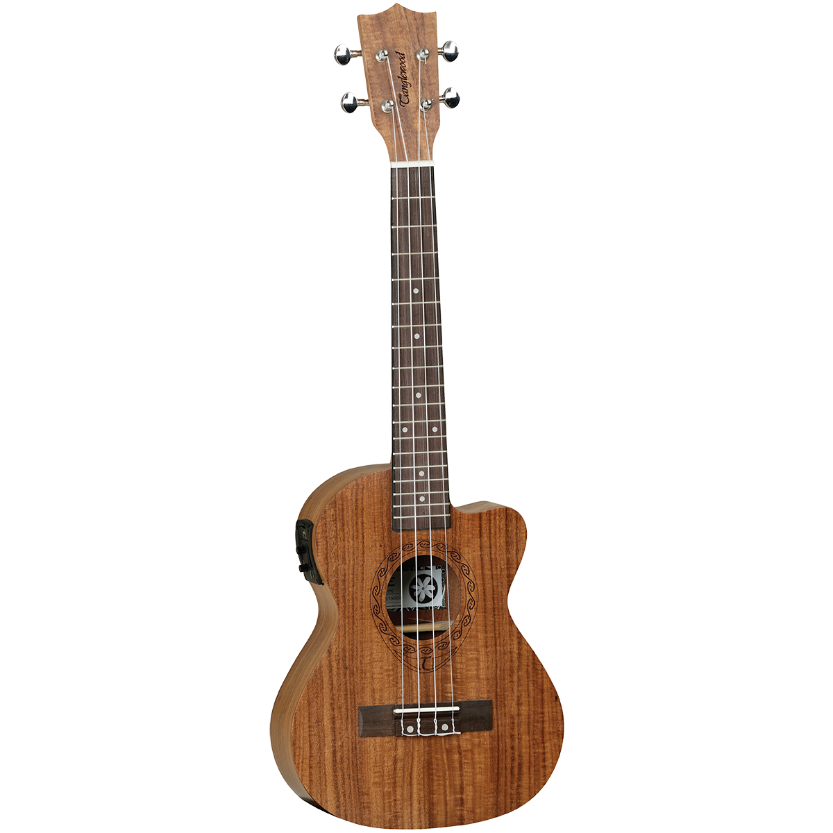 Tanglewood TWT17E Tiare Tenor Ukulele with Pickup Koa, Natural Satin Finish, Padded Gig Bag Included