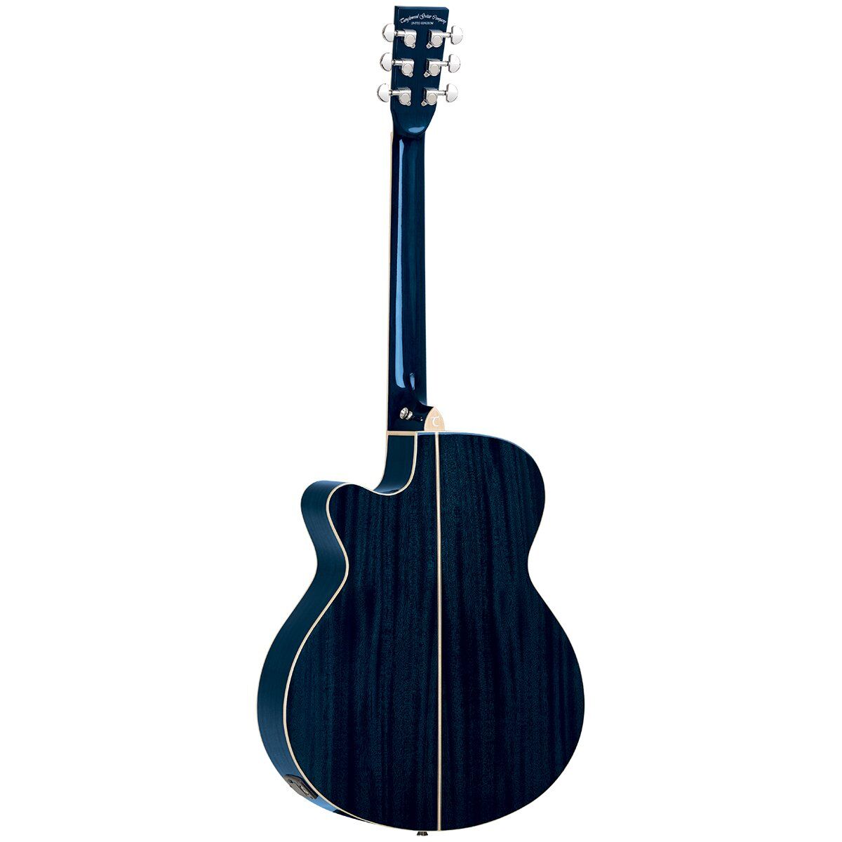 Tanglewood TW4EBLA Winterleaf Blonde Superfolk C/E Guitar Bondi Blue Gloss — view 2