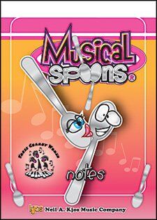 Musical Spoons: Notes Card Game by Neil A. Kjos Music Company