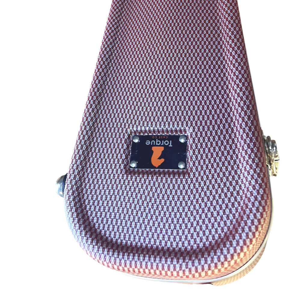 Torque ABS Acoustic Guitar Case for OM/000 in Red Finish — view 4