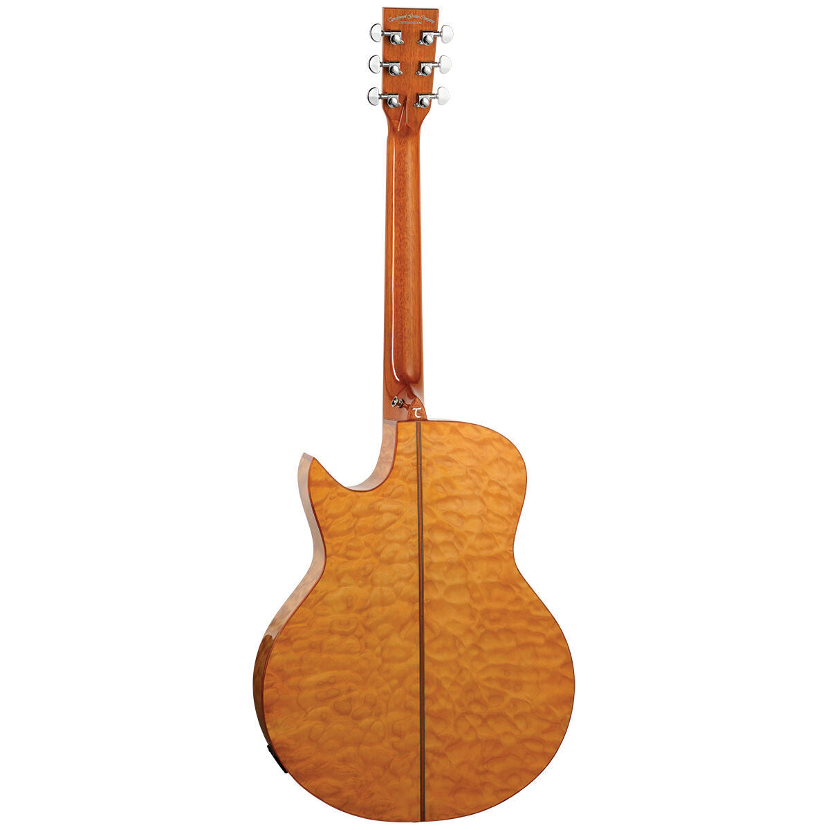 Tanglewood Winterleaf Exotic Solid Top Grand Auditorium Guitar with Florentine Cutaway and Arm Carve TWX6-CE-SMF — view 3