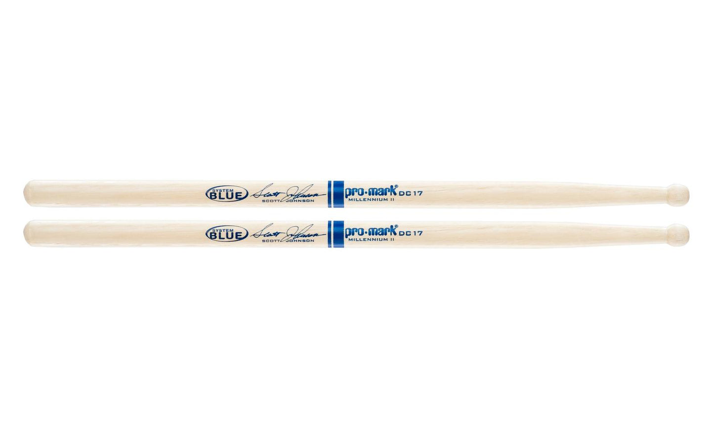 ProMark Hickory DC17 Scott Johnson Wood Tip drumstick