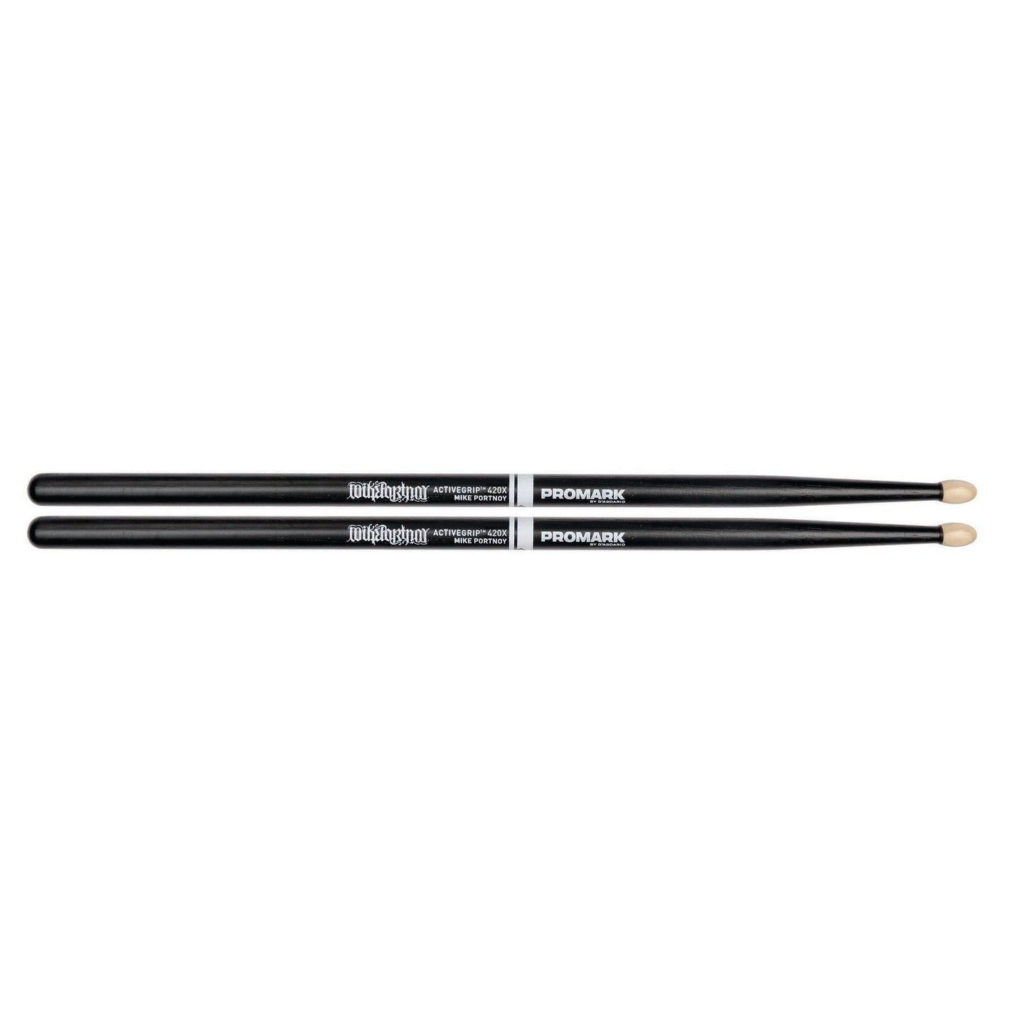 Mike Portnoy ActiveGrip 420X Hickory Oval Wood Tip