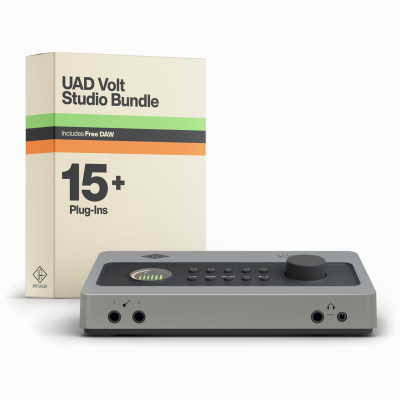 UA Volt 4P Max 12-in/6-out USB audio interface with 4 mic preamps, smart display, speaker switching, and max dynamics processing — view 6