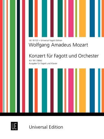 Mozart Concerto K 191 for Bassoon and Piano - Universal Edition