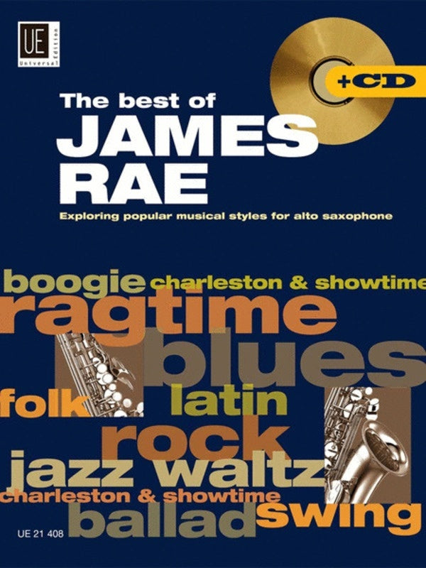 Best Of James Rae Alto Sax/Piano Book/CD